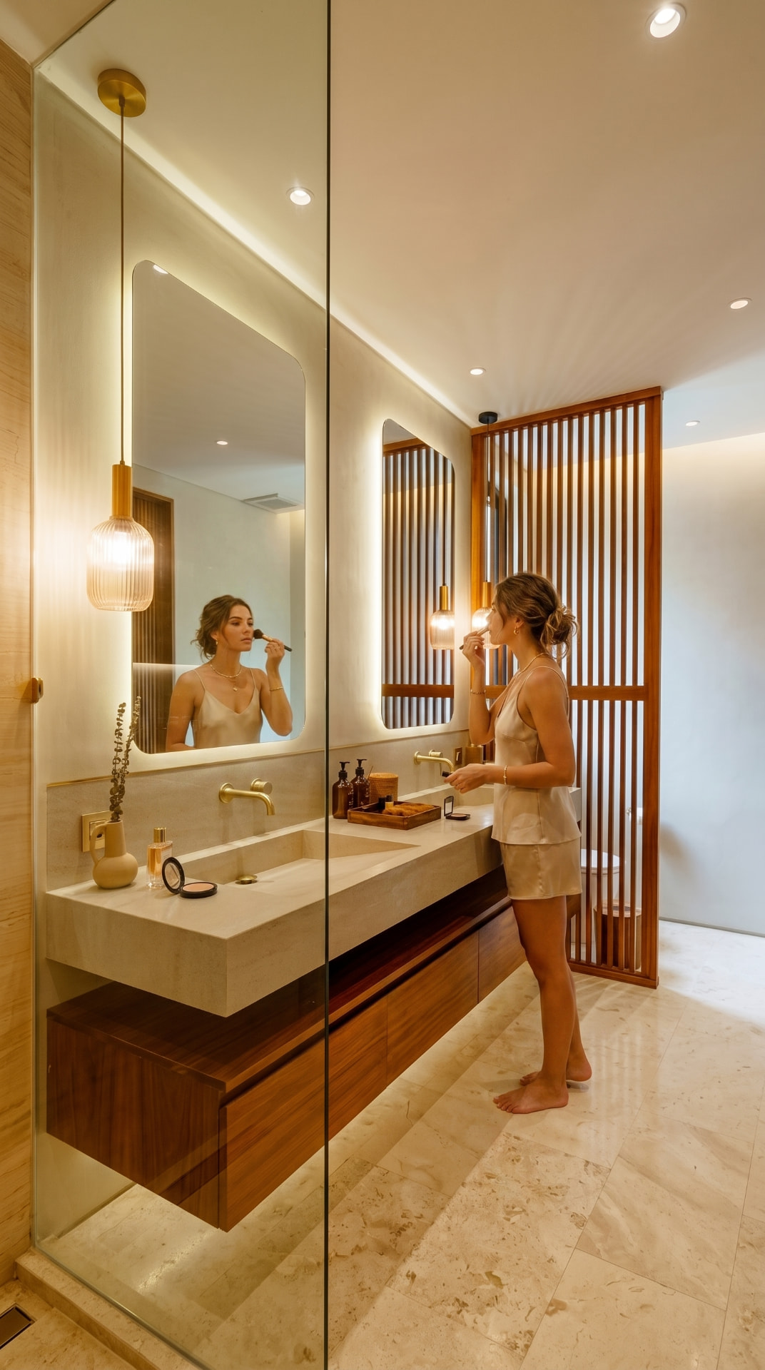 Bathroom lifestyle content for THE ARCH