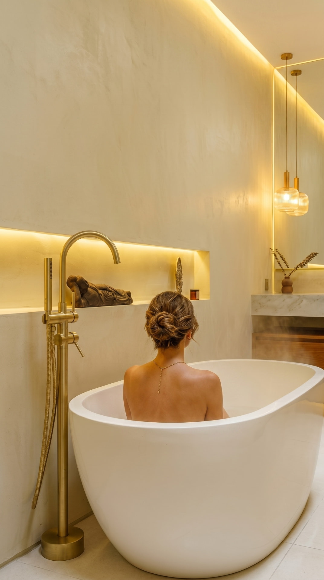 Bathroom lifestyle content for THE ARCH
